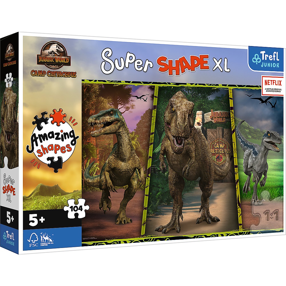 TREFL 104PC JIGSAW JURASSIC WRLD (50020)